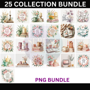 Peaceful Morning Clipart Bundle - png files for Creative Projects