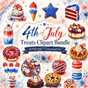 Fourth of July clipart png files 4th of July Treats 16 PNGs