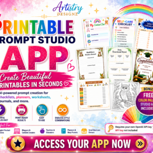 THE PRINTABLE PROMPT STUDIO APP