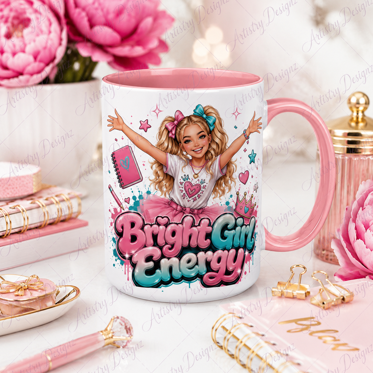 Back to School Girl PNG Bundle, 12 Urban Glam School Designs, Student Sublimation PNG, School Girl Graphics, Commercial Use - Image 4