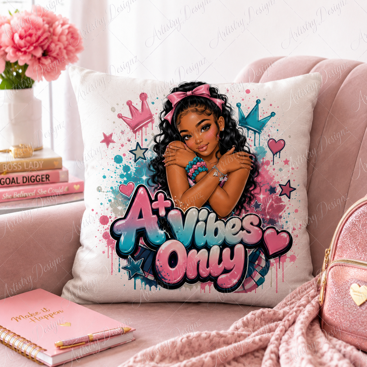Back to School Girl PNG Bundle, 12 Urban Glam School Designs, Student Sublimation PNG, School Girl Graphics, Commercial Use - Image 7